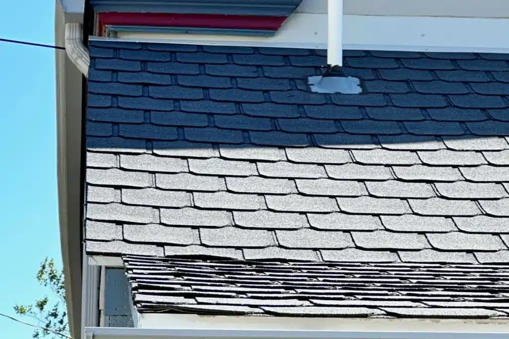 Damaged Asphalt Roof