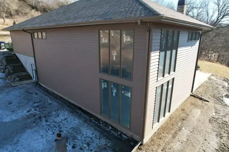 new siding on a home