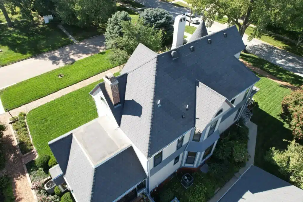 Beautiful New Roof on a Victorian Queen Anne home