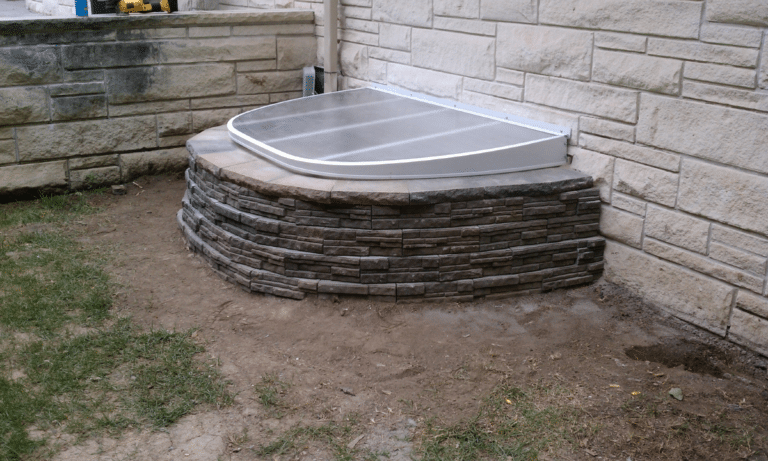 Egress Window Installed Custom Enclosure in Omaha NE